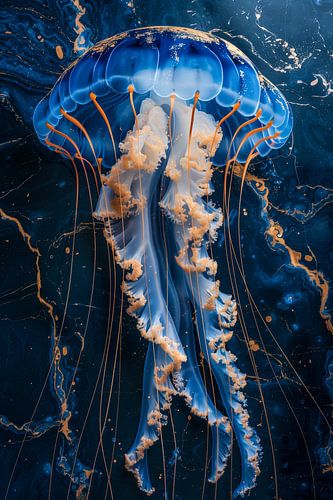Sapphire jellyfish