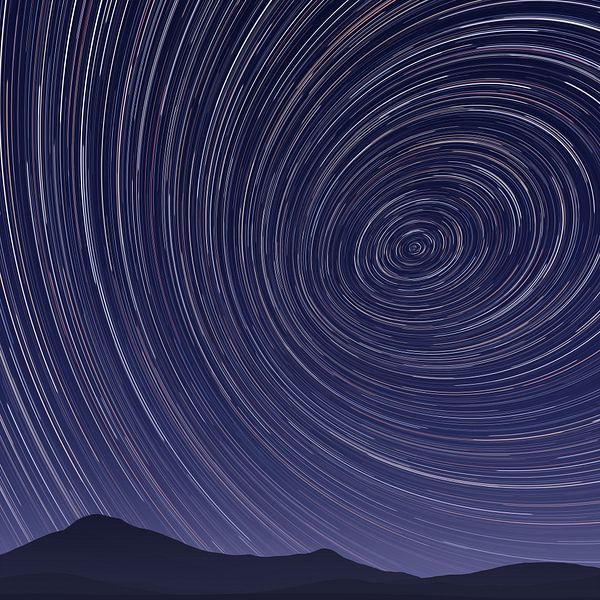 Traînées d'étoiles nocturnes par Markus Gann