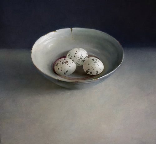 Nature morte avec des œufs de vanneau
