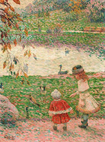 Claude-Émile Schuffenecker ,1851-1934,De kinderen van Montsuris