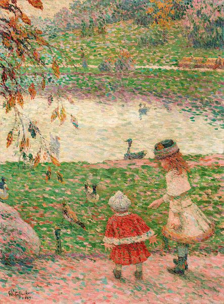 Claude-Émile Schuffenecker,1851-1934,Die Kinder von Montsuris von finemasterpiece