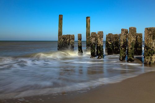 Golfbreker strand Domburg