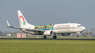 Royal Air Maroc Boeing 737-800 with special livery. by Jaap van den Berg