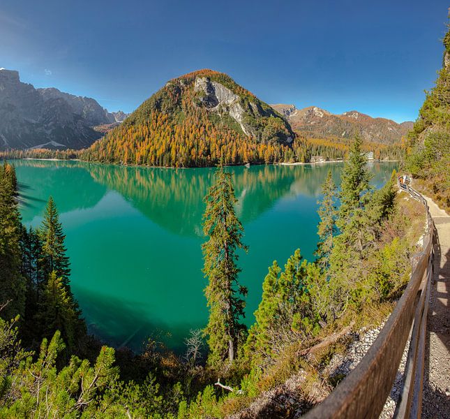 Pragser Wildsee - Lago di Braies, Prags, South Tyrol - Alto Adige - Trentino, Italy by Rene van der Meer