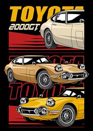 Toyota 2000GT JDM Auto von Adam Khabibi