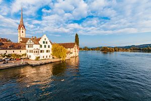 Stein am Rhein in Zwitserland van Werner Dieterich