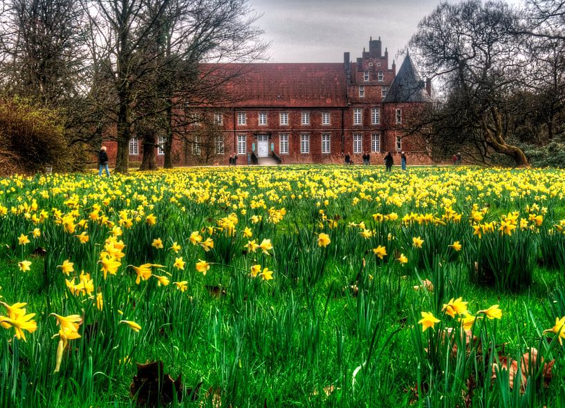 Lente op de kasteeltuin van Edgar Schermaul