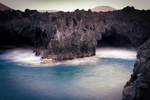 Los Hervideros op Lanzarote, Canarische eilanden