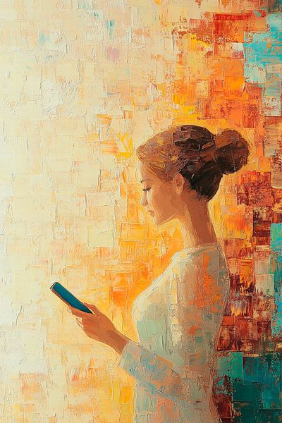 Digitale Verbindung – Illuminiert von Poster Art Shop