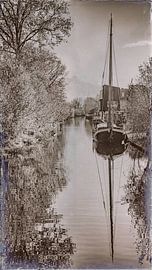 Hausboot in Vinkeveen von Jan van der Knaap