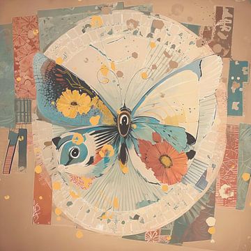 Japanischer Schmetterling von Emiel de Lange