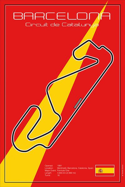 Racetrack Barcelona von Theodor Decker