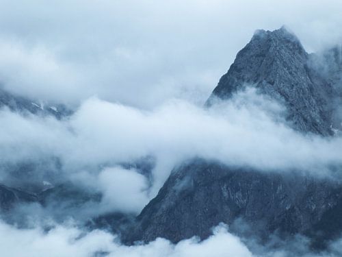 Cloudy Mountain by Dirk Aerts