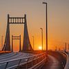Krefeld-Uerdinger Brücke, Niederrhein, Nordrhein-Westfalen, Deutschland von Alexander Ludwig
