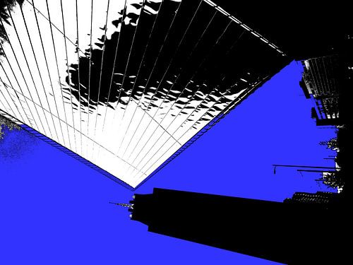 Nieuw Rotterdam CS vs The Manhattan - b&w