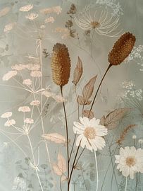 Botanical still life in Japandi style. by Japandi Art Studio