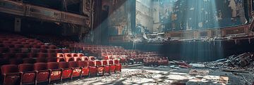 Verlaten theater van Poster Art Shop