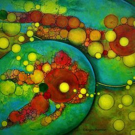 Floating Orbs of Light von Birgitt Shannon
