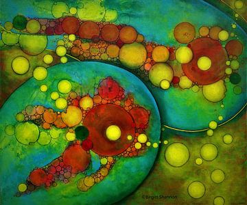 Floating Orbs of Light van Birgitt Shannon