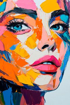 Colourful faces of creativity by Poster Art Shop