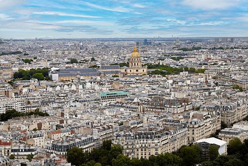 Paris - Blick auf das Hôtel des Invalides von Steven Massart