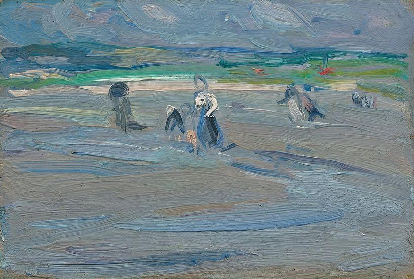 Samuel John Peploe - Figures on the shore (around 1903) by Peter Balan