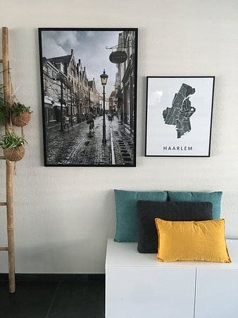 Haarlem: Warmoesstraat na de bui.