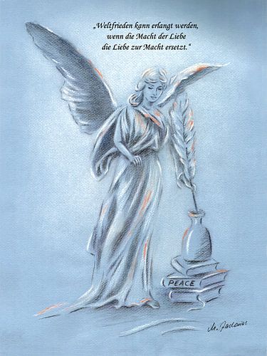 Ange de la paix - Art angélique sur Marita Zacharias
