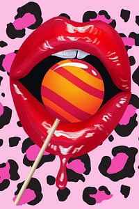 Rosa Panther-Lippen