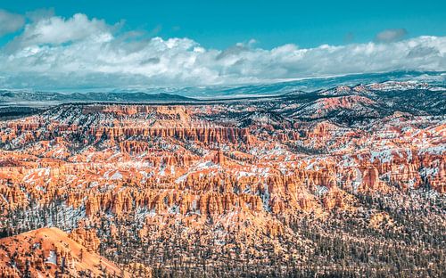 Uitzicht over het dal, Bryce Canyon, Utah