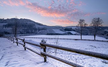 Winter in Schmallenberg, Sauerland, Duitsland van Alexander Ludwig