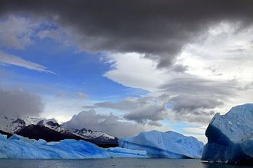 Icebergs à Los Glaciares N.P. sur Antwan Janssen