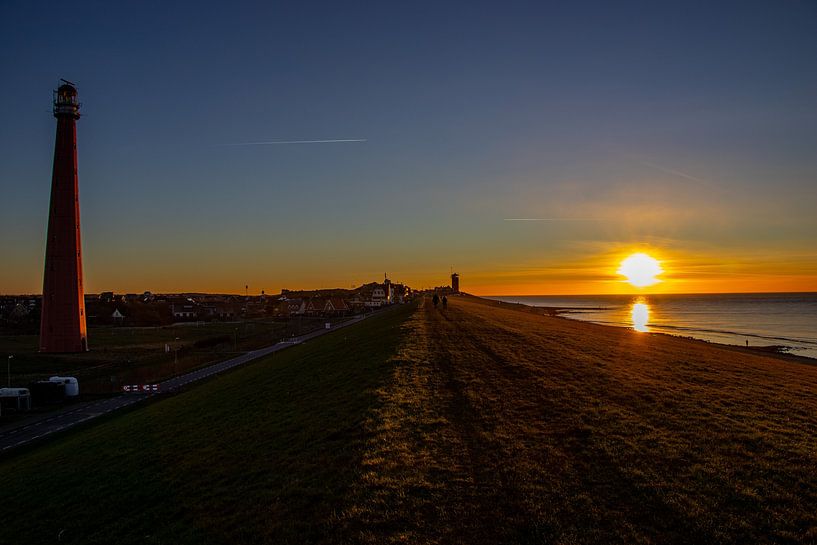 Den Helder at sunset by Marnix Pro