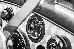 Vintage Bentley Rennwagen Interieur