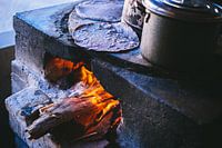 Blue corn tortillas