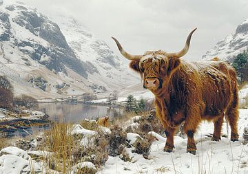 Highland Cow  van Niklas Maximilian