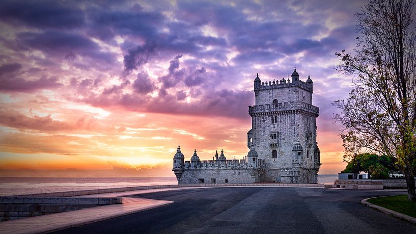 Torre de Belém, Lisbon, Portugal van Madan Raj Rajagopal