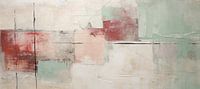 Abstrakt Beige Grün