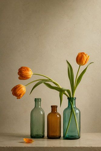 Tulpen in Flaschen