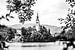Église au milieu du lac de Bled, Slovénie sur Ratna Bosch