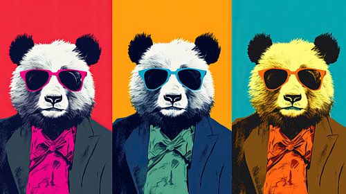 Warhol: Drie Tinten Panda