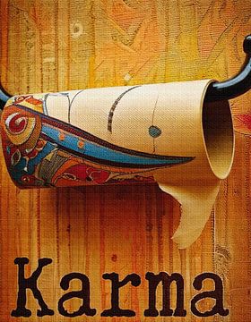 Geen Papier? Geen Compassie. van Gisela- Art for You