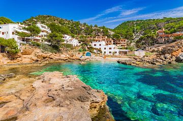 Prachtig uitzicht op Sant Elm, Mallorca Spanje, Middellandse Zee van Alex Winter