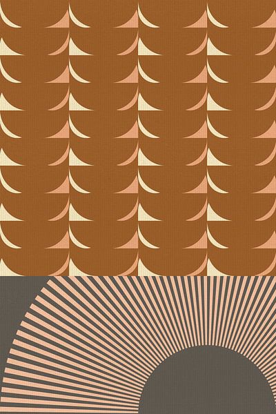 Vintage pattern. Modern abstract art IV by Dina Dankers