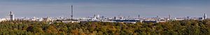 Berlin Panorama Skyline mit Funk- und Fernsehturm Extrabreit