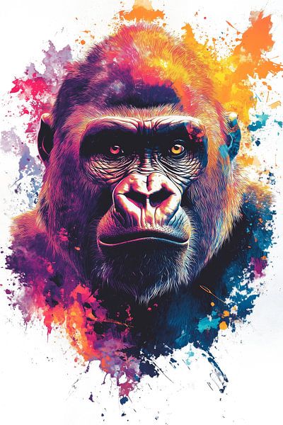 Gorille Pop Art par ARTemberaubend