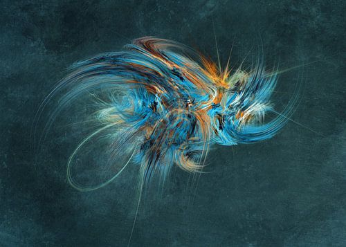 Fractal Blue hornet #fractal #abstraction