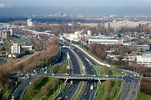 Blick auf Den Haag von Zoetermeer aus