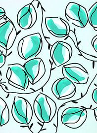 Flowing Green Leaves by Lori Ann Folz
