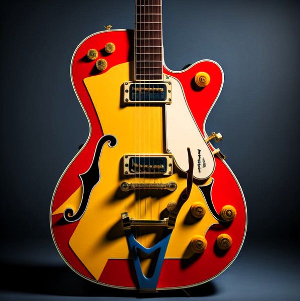 GuitArt no.11 van Gert-Jan Siesling
